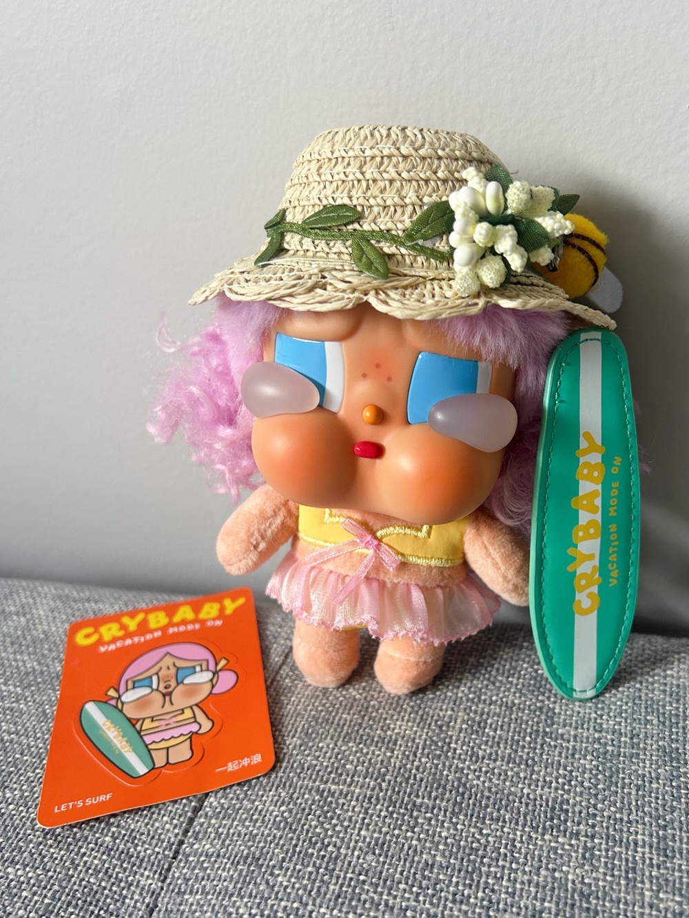 Pop Mart CRYBABY Vacation mode-let’s surf